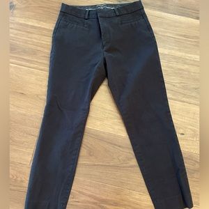 Banana Republic Crop Black Sloan Pants